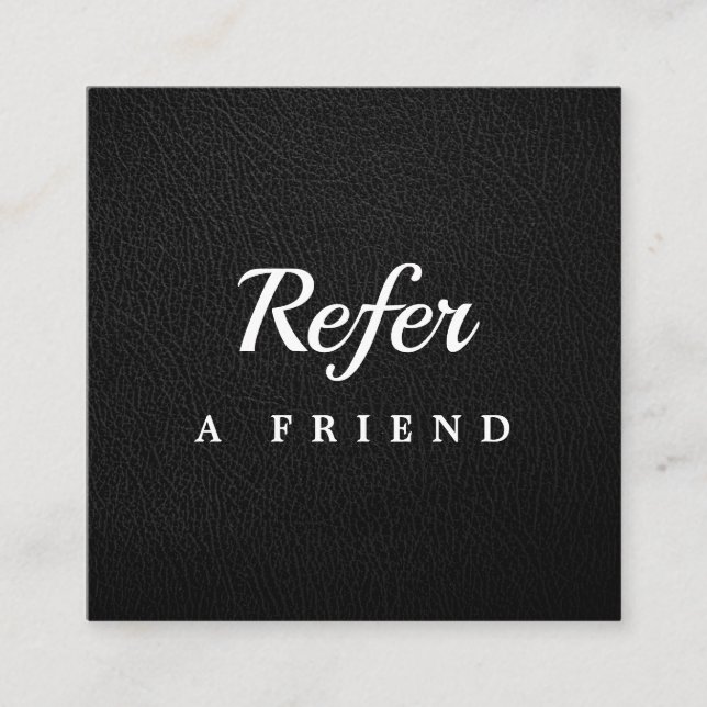 Professional Salon & Spa Referral Card | Editable  Rabattkort (Framsida)