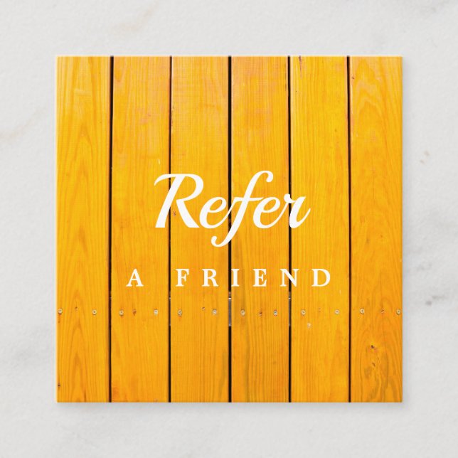 Professional Salon & Spa Referral Card | Editable  Rabattkort (Framsida)