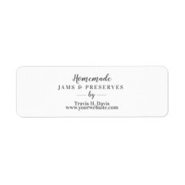 Professional Small Honey Business  Returadress Etikett