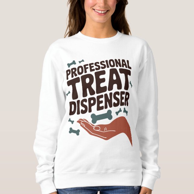 Professional Treat Dispenser - Dog Parent Fun T Shirt (Framsida)