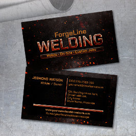 Professional Welding Services - Welder Visitkort