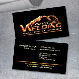 Professional Welding Services - Welder Visitkort