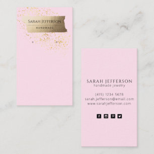 ProfessionalGold - minimalistiskt avläsningskort Visitkort