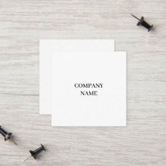 Professionell 2,5" x 2,5" presentationsvisitenkort