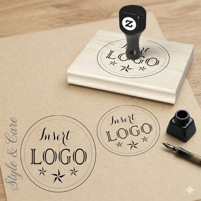 Professionell 4x5 anpassad logotyp gummistämpeldes stämpel (Professional 4x5 Custom Logo Rubber Stamp Design)