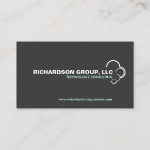 Professionell Abstrakt Cloud Logotyp Visitkort