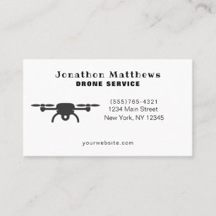Professionell Aerial Drone Photography Service Visitkort