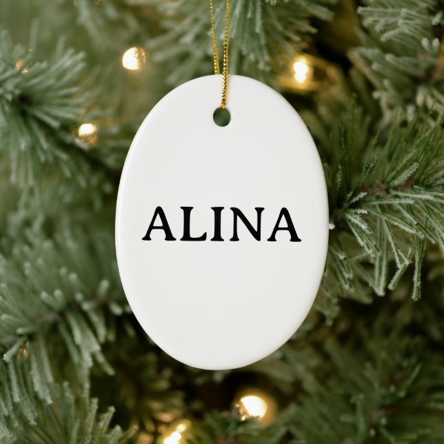 Professionell affärkeramisk oval julgransprydnad keramik (Träd)