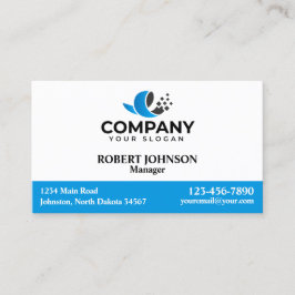 Professionell Affärskort med Logotypen Visitkort