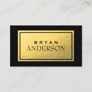 Professionell - Affärskortet Faux Gold Foil Visitkort