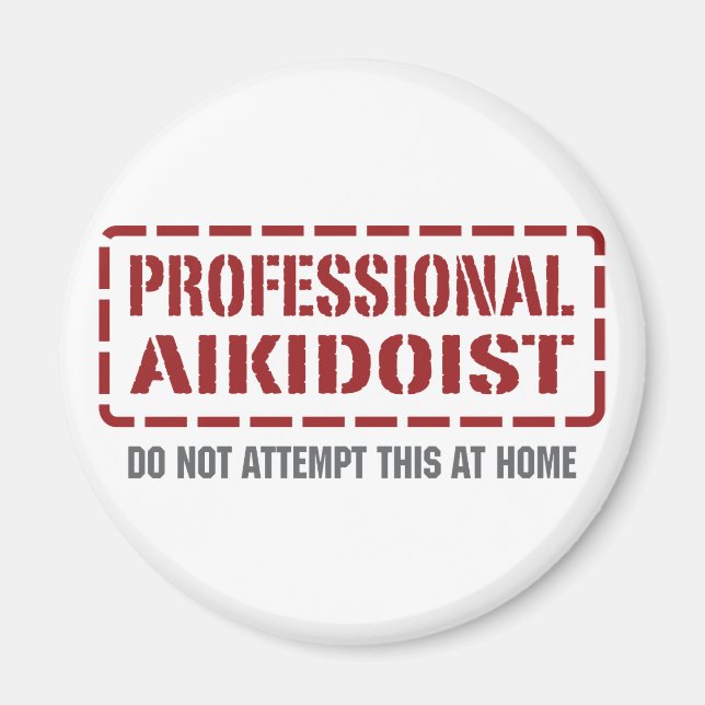 Professionell Aikidoist Magnet (Framsidan)