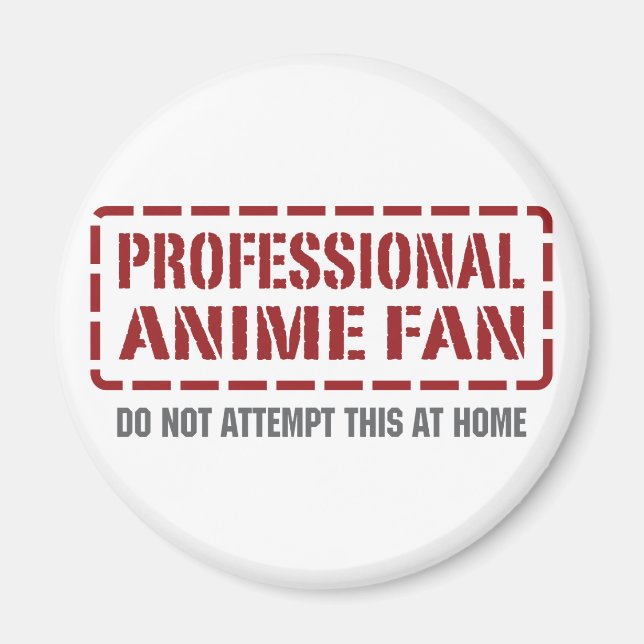 Professionell Anime Fläkt Magnet (Framsidan)