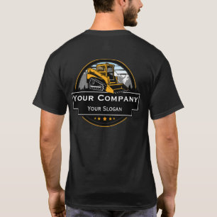 Professionell anläggningsmaskins byggfirma t shirt