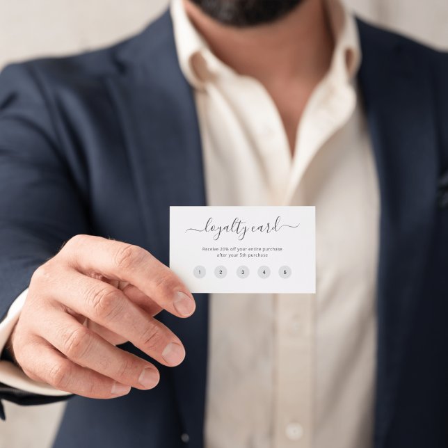 Professionell Anpassad Företag Lojalitetskort (Skapare uppladdad)