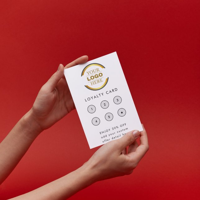 Professionell Anpassad Företag Lojalitetskort (Skapare uppladdad)