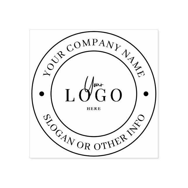 Professionell anpassad gummistämpel med logotyp stämpel (Tryck)