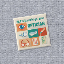 Professionell Anpassad Optiker Ikoniskt Design