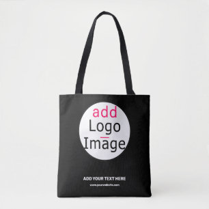 Professionell Anpassade Business Brand Black Tygkasse