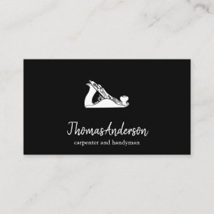 Professionell Anpassningsbar Black Byggnad Constru Visitkort