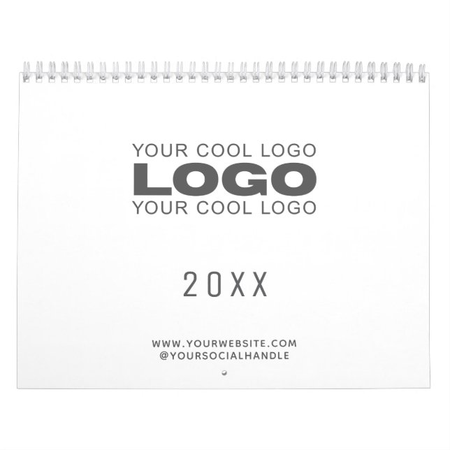 Professionell Anpassningsbar Business Kalender (Omslag)