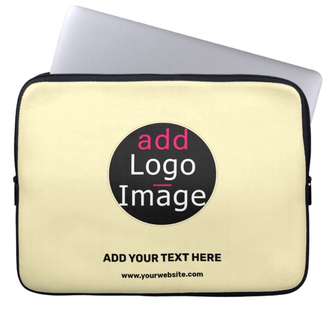 Professionell Anpassningsbar Business Logotyp Vani Laptop Fodral (Framsidan)