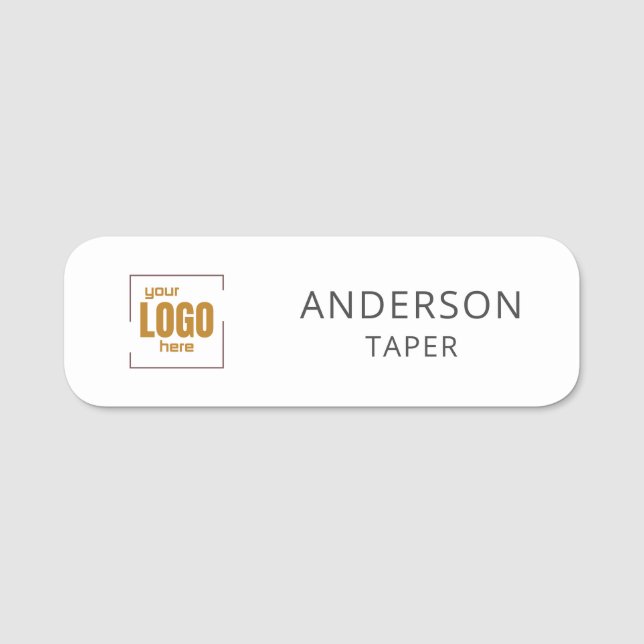 Professionell Anpassningsbar Business Namnbricka (Framsida)