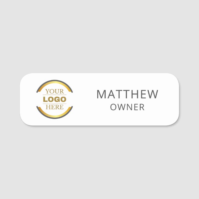 Professionell Anpassningsbar Business Namnbricka (Framsida)