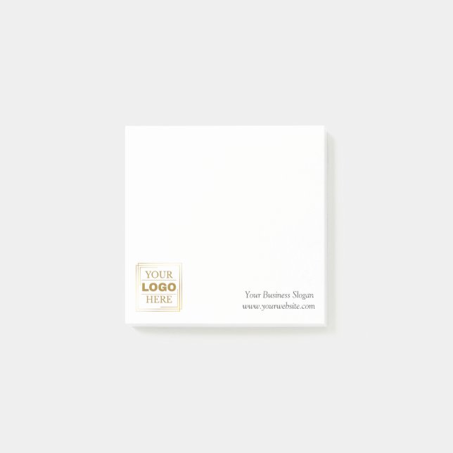 Professionell Anpassningsbar Business Post-it Block (Framsida)