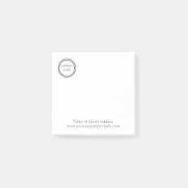 Professionell Anpassningsbar Business Post-it Block