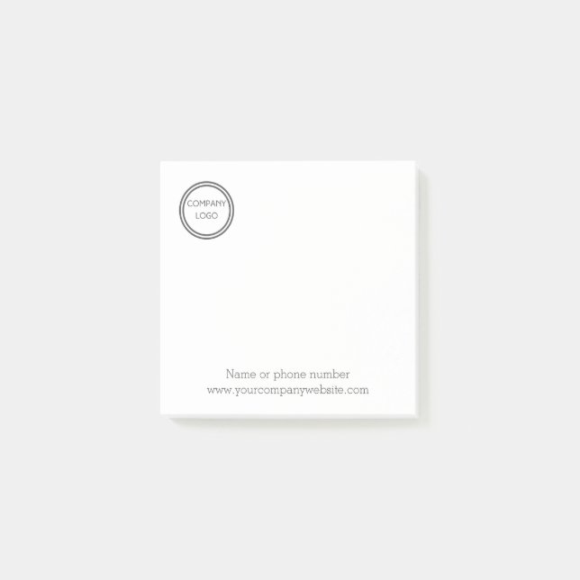 Professionell Anpassningsbar Business Post-it Block (Framsida)