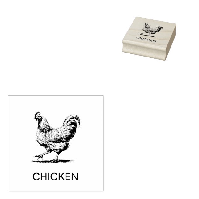 Professionell Anpassningsbar Chicken Bröllop Meal  Stämpel (Stämplad)