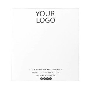 Professionell Anpassningsbar Company Logotyp Busin Anteckningsblock
