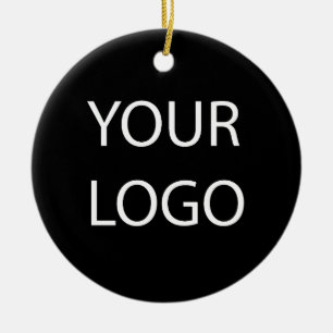 Professionell Anpassningsbar Company Logotyp Busin Julgransprydnad Keramik