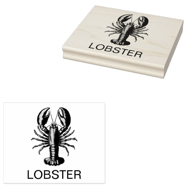 Professionell Anpassningsbar Lobster Bröllop Meal  Stämpel (Stämplad)