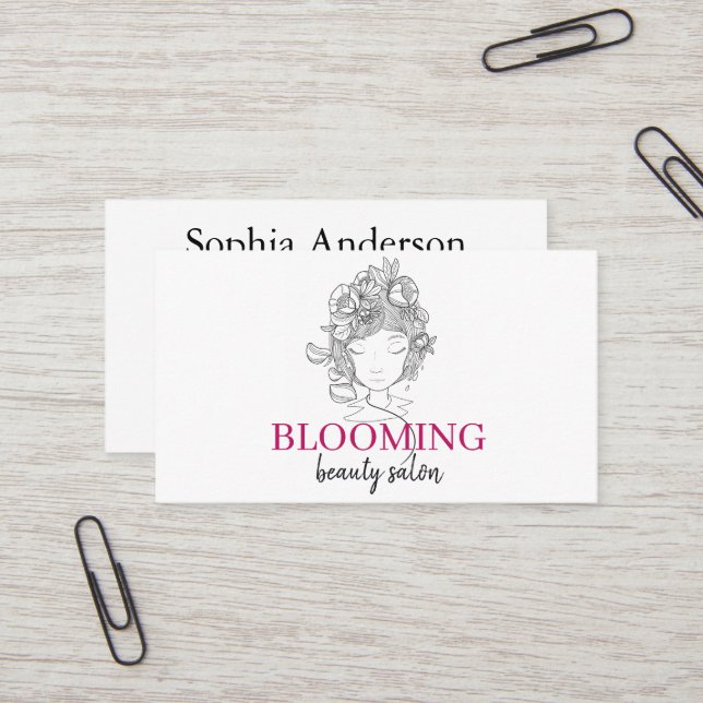 Professionell Anpassningsbar Lotus Logotyp Yoga St Visitkort (Fram/Back In Situ)