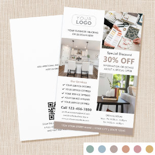 Professionell Anpassningsbar Photo Logotyp Taupe M Flygblad