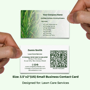 Professionell Anpassningsbar Photo med QR-kod ligg Visitkort