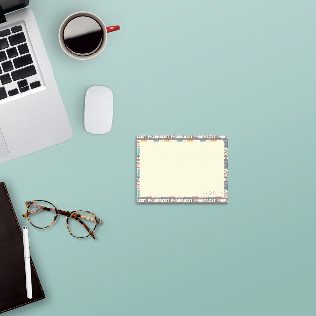 Professionell Apotekare•Anpassad Post-it Block (Skapare uppladdad)