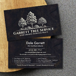 Professionell Arborist Trädservice  Visitkort