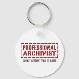 Professionell Archivist Nyckelring