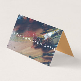Professionell Artist Visitkort