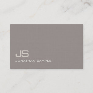 Professionell Artistic Monogram Plain Modern Luxur Visitkort
