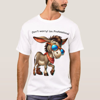Professionell åsna t shirt