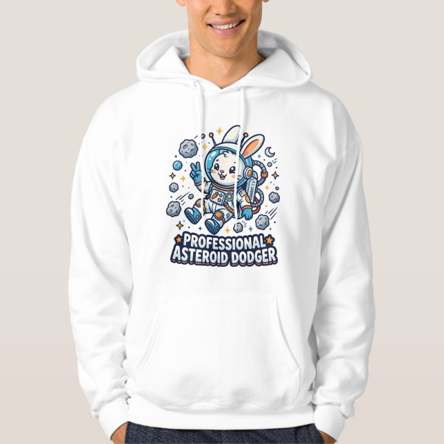 Professionell Asteroid-undvikande Kanin Hoodie (Framsida)