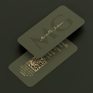 Professionell Attorney Lawyer Army Grönt Modern Lu Visitkort
