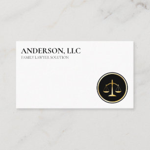 Professionell Attorney Visitkort