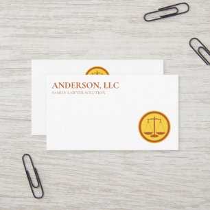 Professionell Attorney  Visitkort
