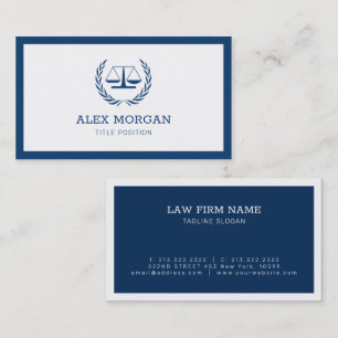 Professionell Attorney Visitkort