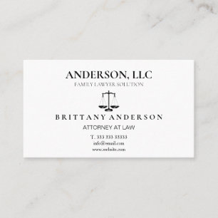 Professionell Attorney  Visitkort