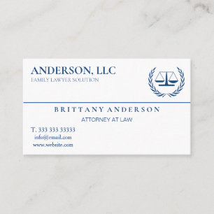 Professionell Attorney  Visitkort